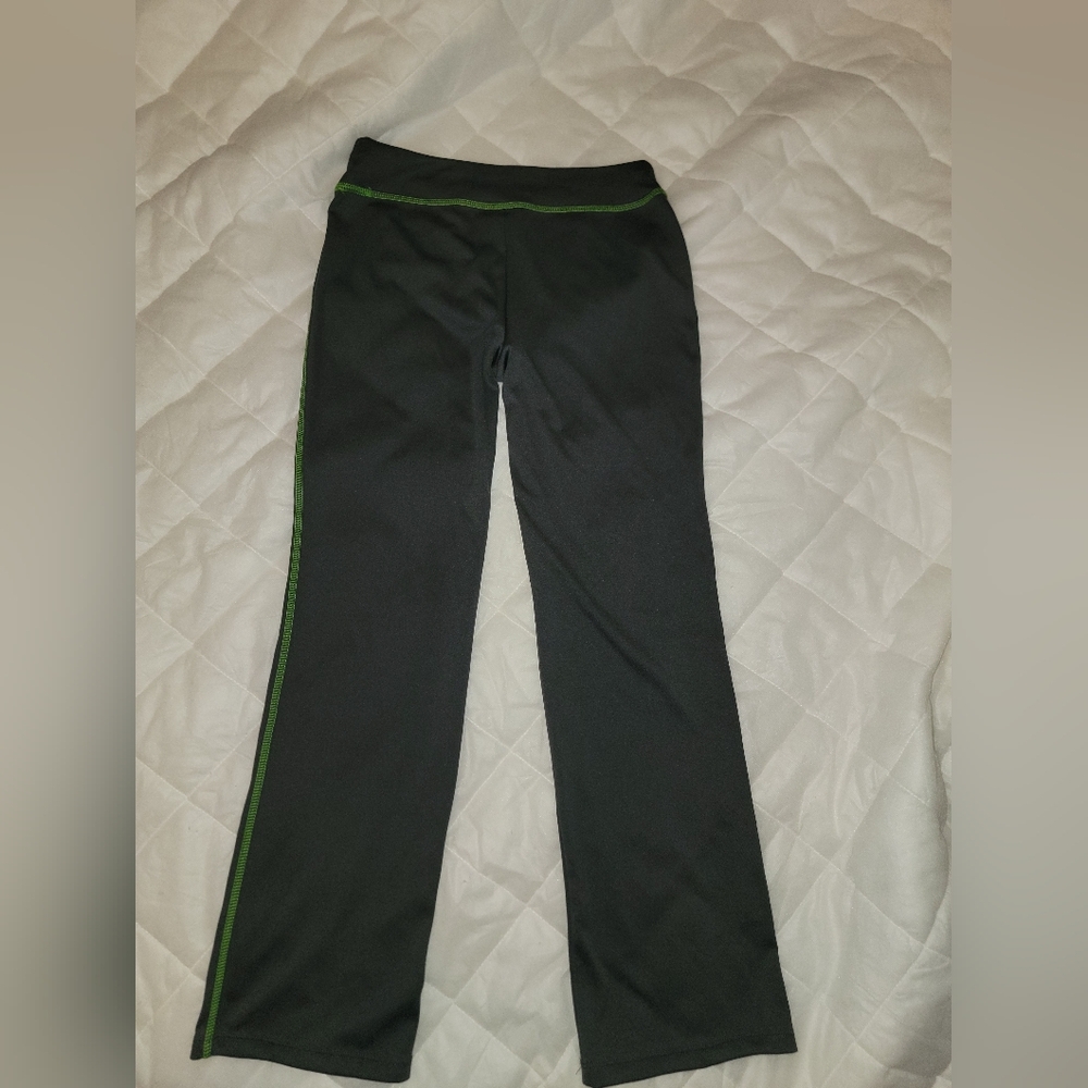 Black Pants with Green Trim